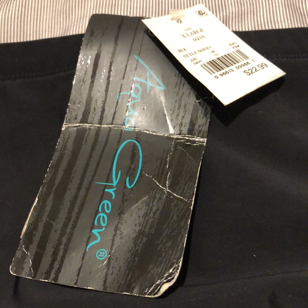 NWT Aqua Green Swimsuit Bottom. Black , Size XL 16/18 - Picture 3 of 3